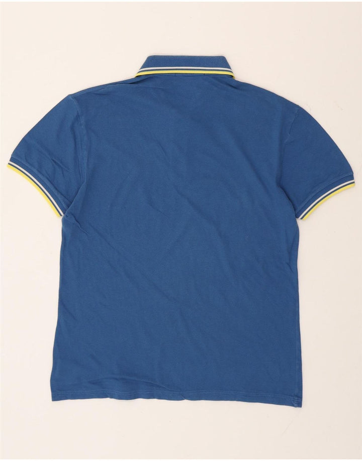 FRED PERRY Męska lekka i elastyczna koszulka polo w kolorze średnioniebieskim, bawełniana