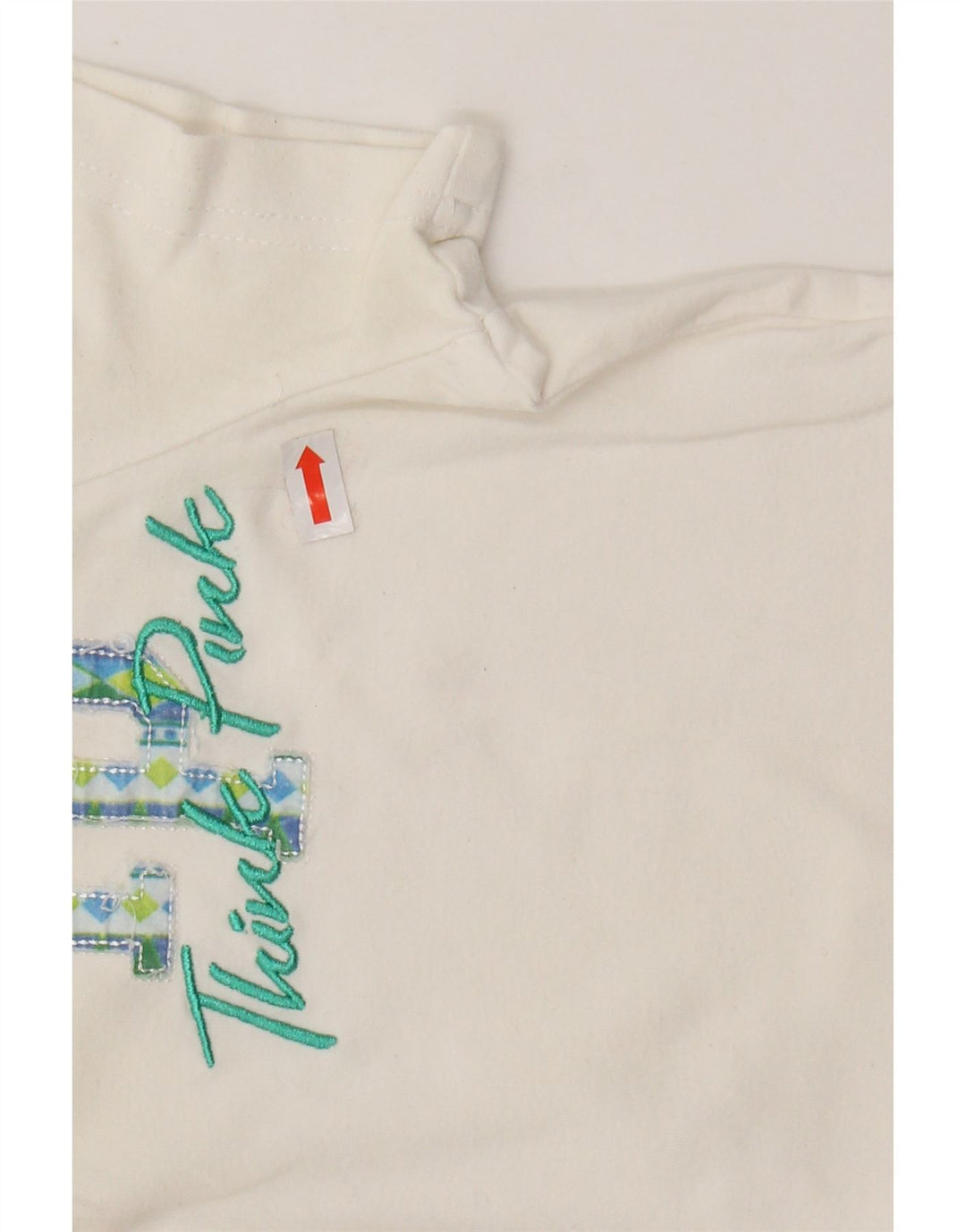 Damska graficzna koszulka polo THINK PINK UK 8, mała, biała, bawełniana