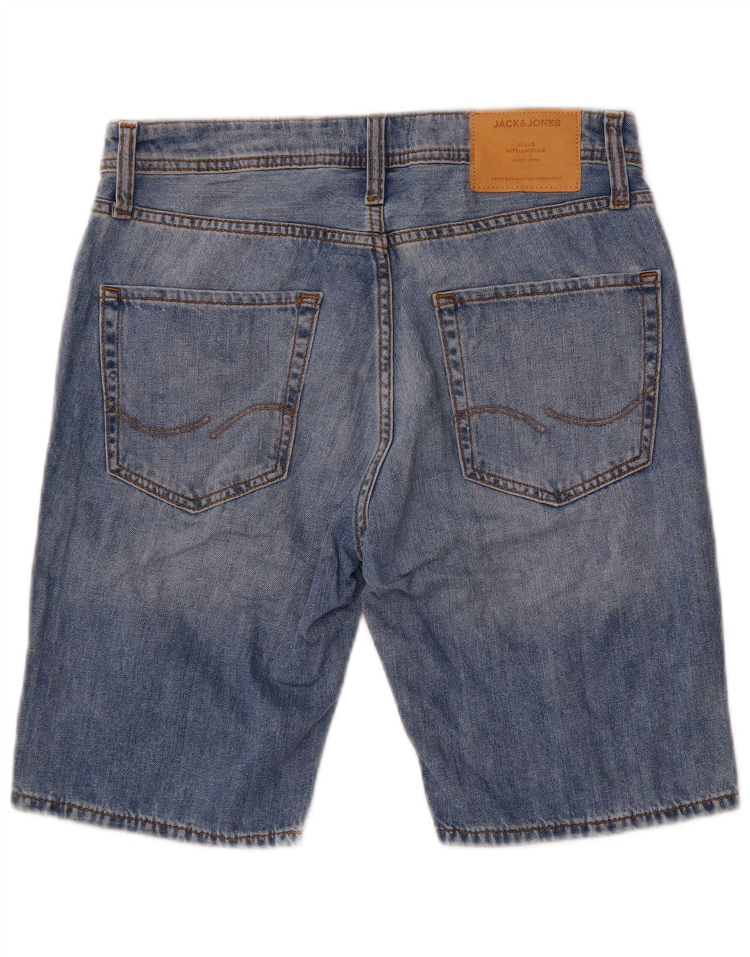Męskie spodenki jeansowe Jack & Jones Regular, małe W29, niebieskie, bawełniane