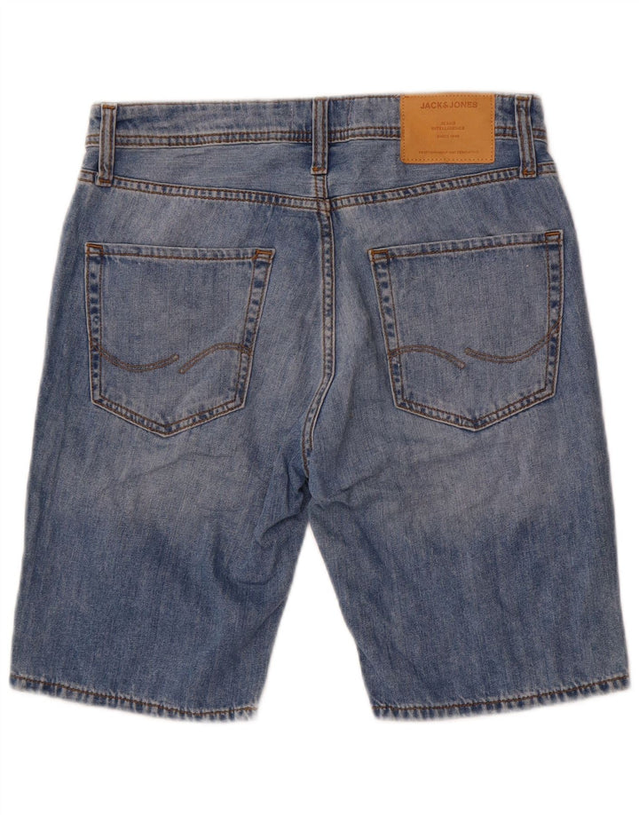 Męskie spodenki jeansowe Jack & Jones Regular, małe W29, niebieskie, bawełniane