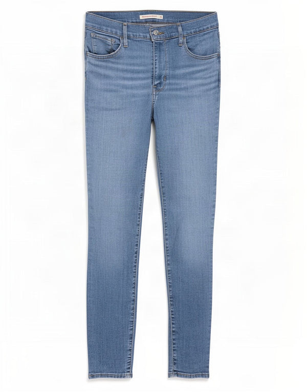 Damskie jeansy Levi's Skinny W29 L30 Niebieskie bawełniane