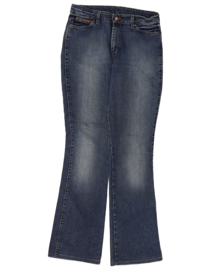 Damskie jeansy rozkloszowane Wrangler W32 L32 Niebieskie bawełniane