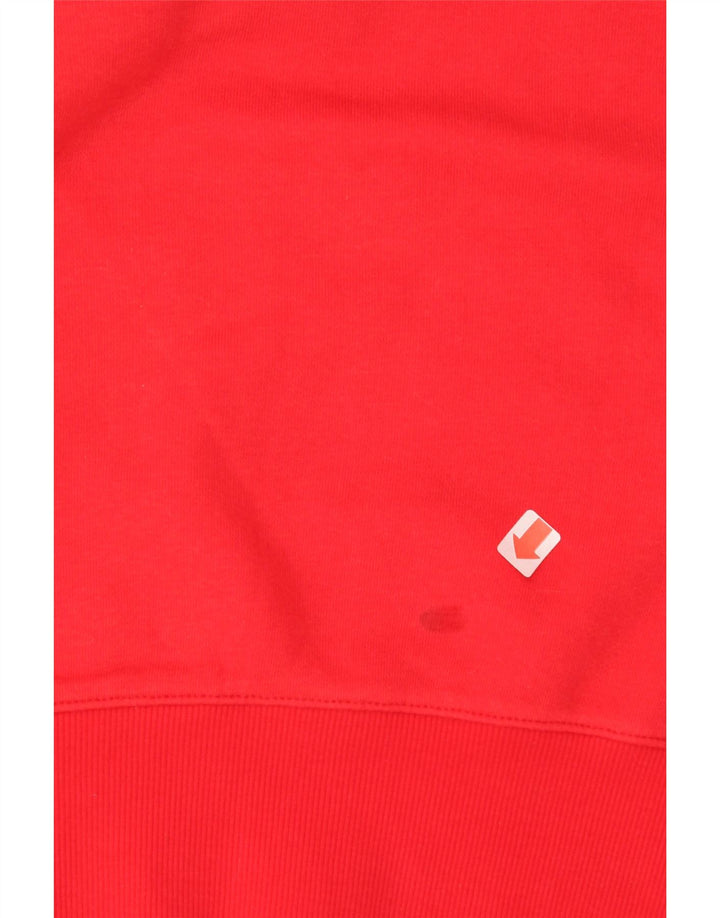 CHAMPION Womens Oversized Graphic Sweatshirt Jumper UK 10 Small Red Cotton Vintage Champion and Second-Hand Champion from Messina Hembry 
