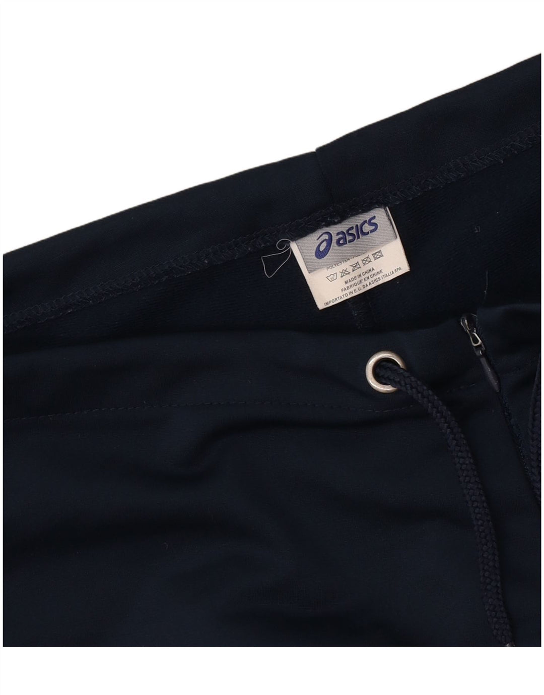 Damskie proste spodnie Asics Medium W28 L32 Granatowy poliester