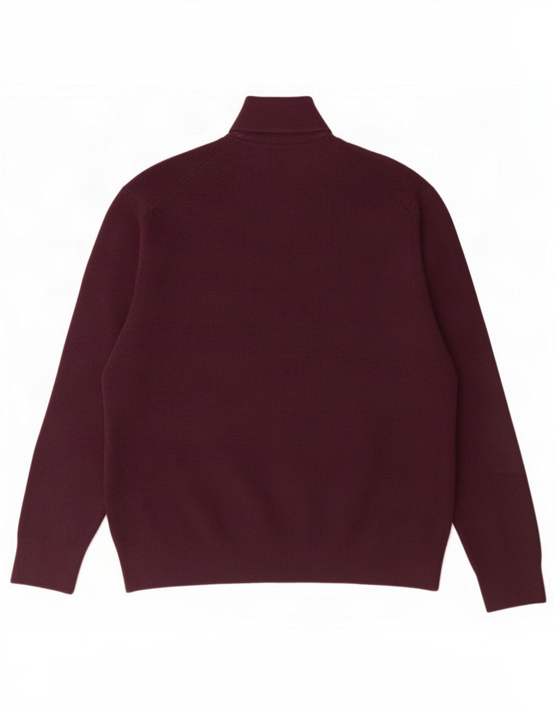 Marks & Spencer Męski sweter zapinany na zamek, 3XL, bordowy poliester