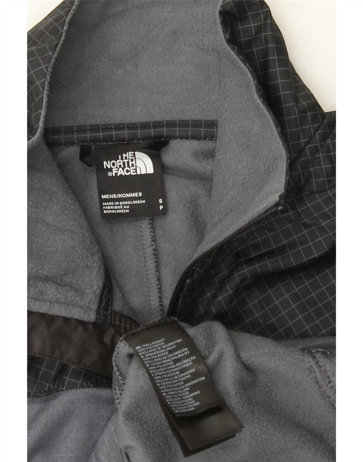 Męski sweter The North Face z grafiką, mały, szary, z blokami kolorów