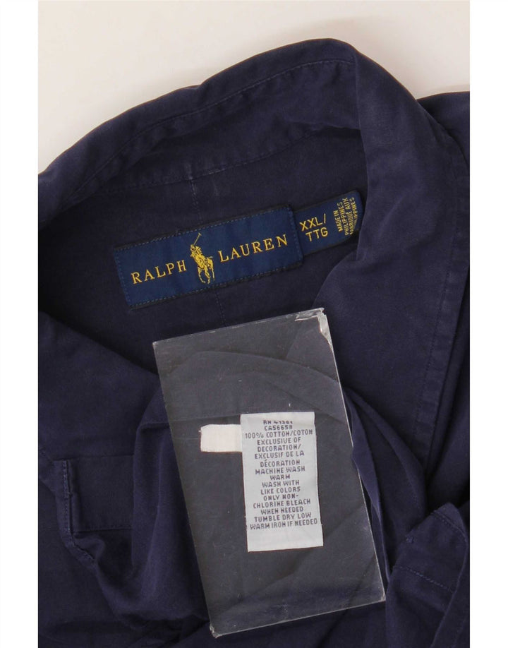 Koszula męska Ralph Lauren 2XL granatowa, bawełniana