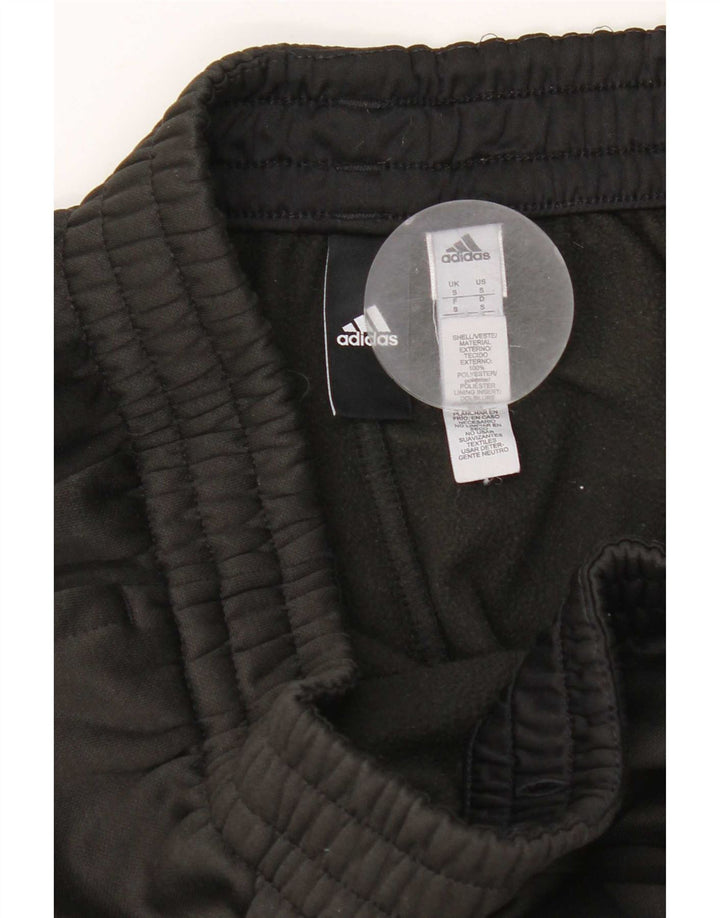 Męskie spodnie dresowe Adidas, małe, czarne, poliestrowe