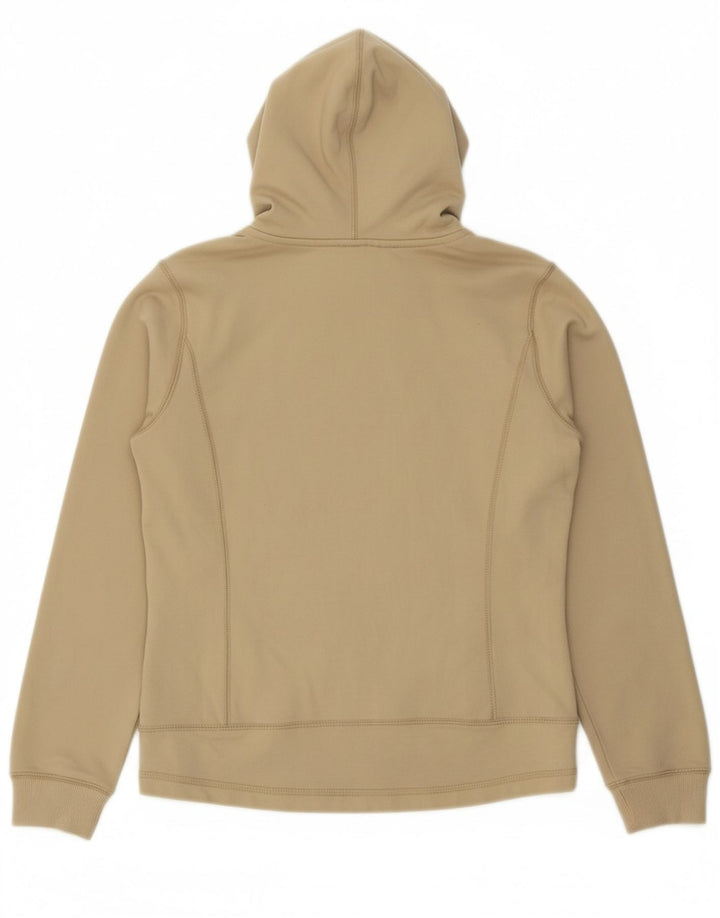 GAS Womens Hoodie Jumper UK 10 Small Khaki Polyamide Vintage Gas and Second-Hand Gas from Messina Hembry 