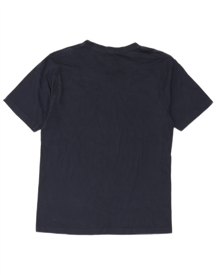 T-shirt męski DKNY Top, średni, granatowy, bawełniany