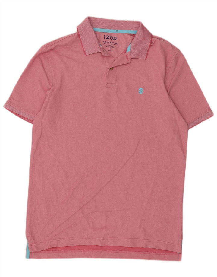 Męska koszulka polo IZOD, mała, różowa, bawełniana