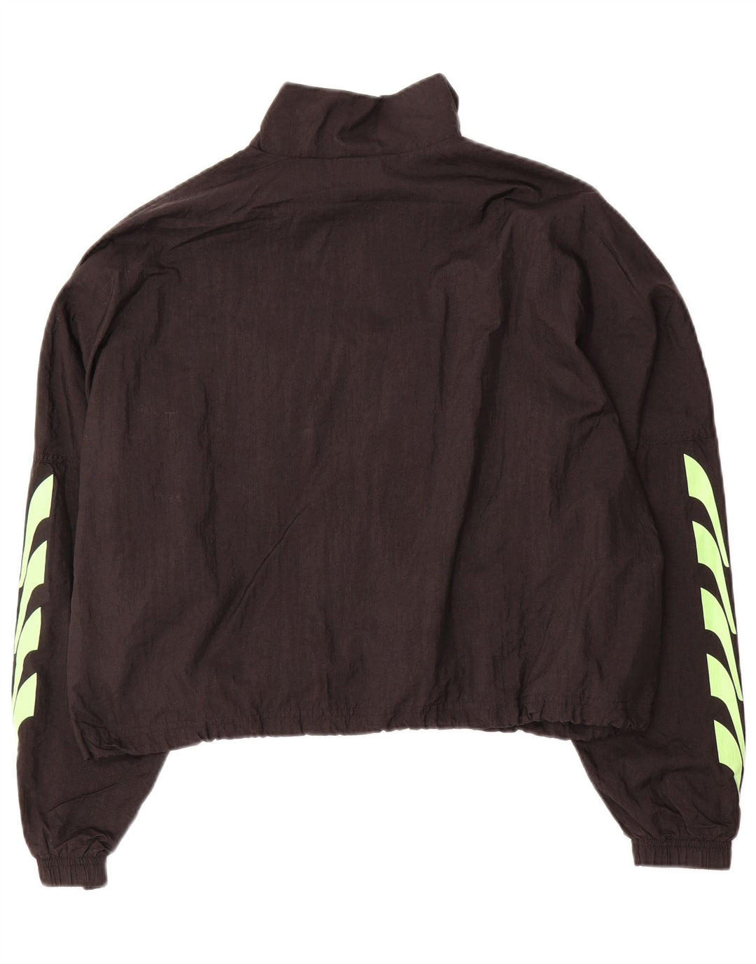 Damska kurtka dresowa PUMA Crop Graphic Oversize UK 16, duża czarna