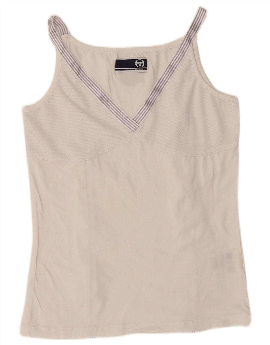 Damska kamizelka Sergio Tacchini Top UK 10 Small White Cotton