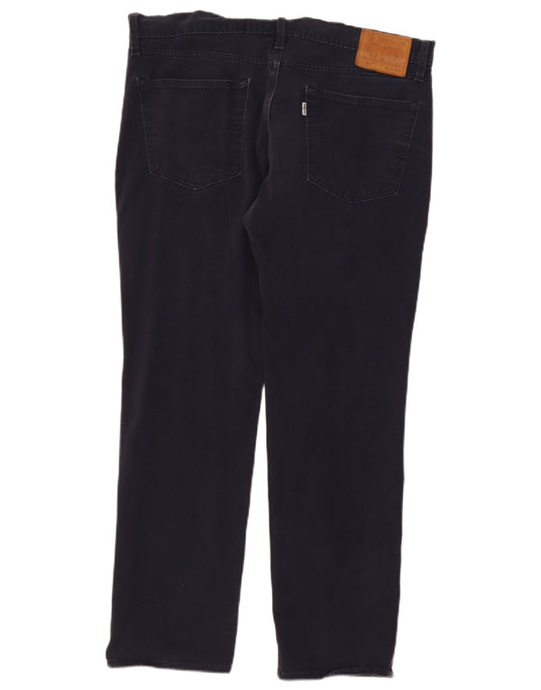 Męskie jeansy Levi's 511 Slim W36 L29 Granatowa bawełna