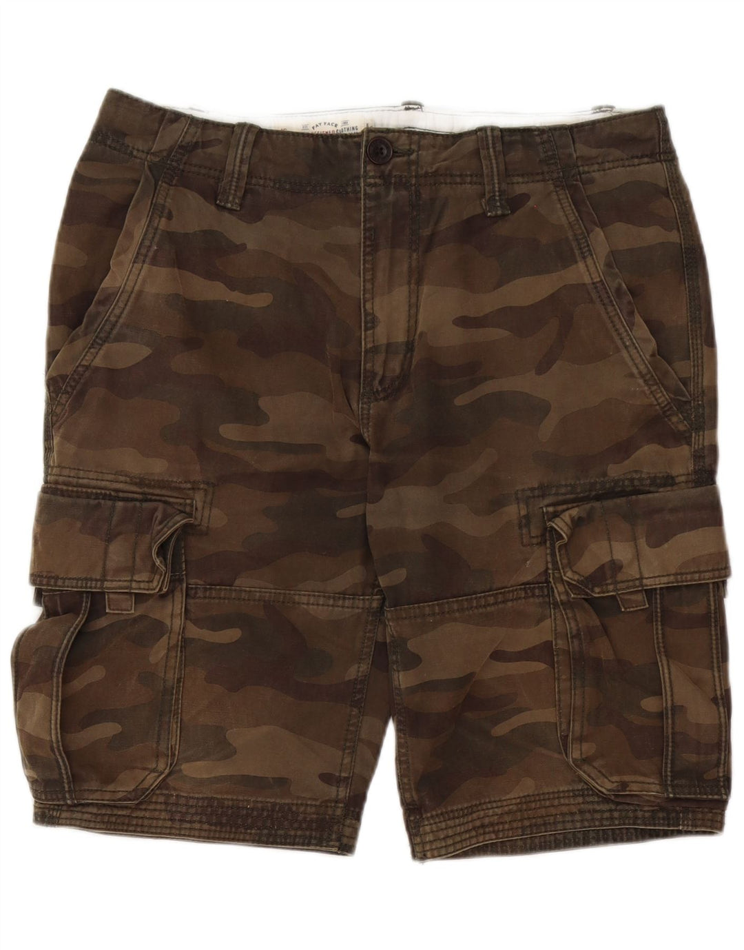 Męskie spodenki cargo Fat Face W32, średnia bawełna w kolorze khaki