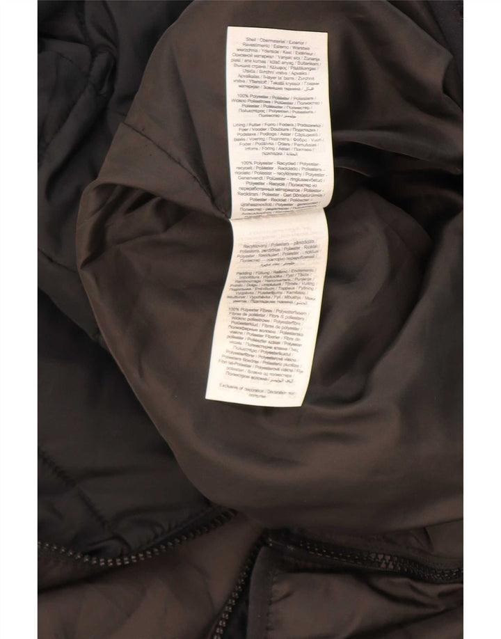 Męska ocieplana kurtka z kapturem Jack & Jones UK 42 XL, czarny poliester