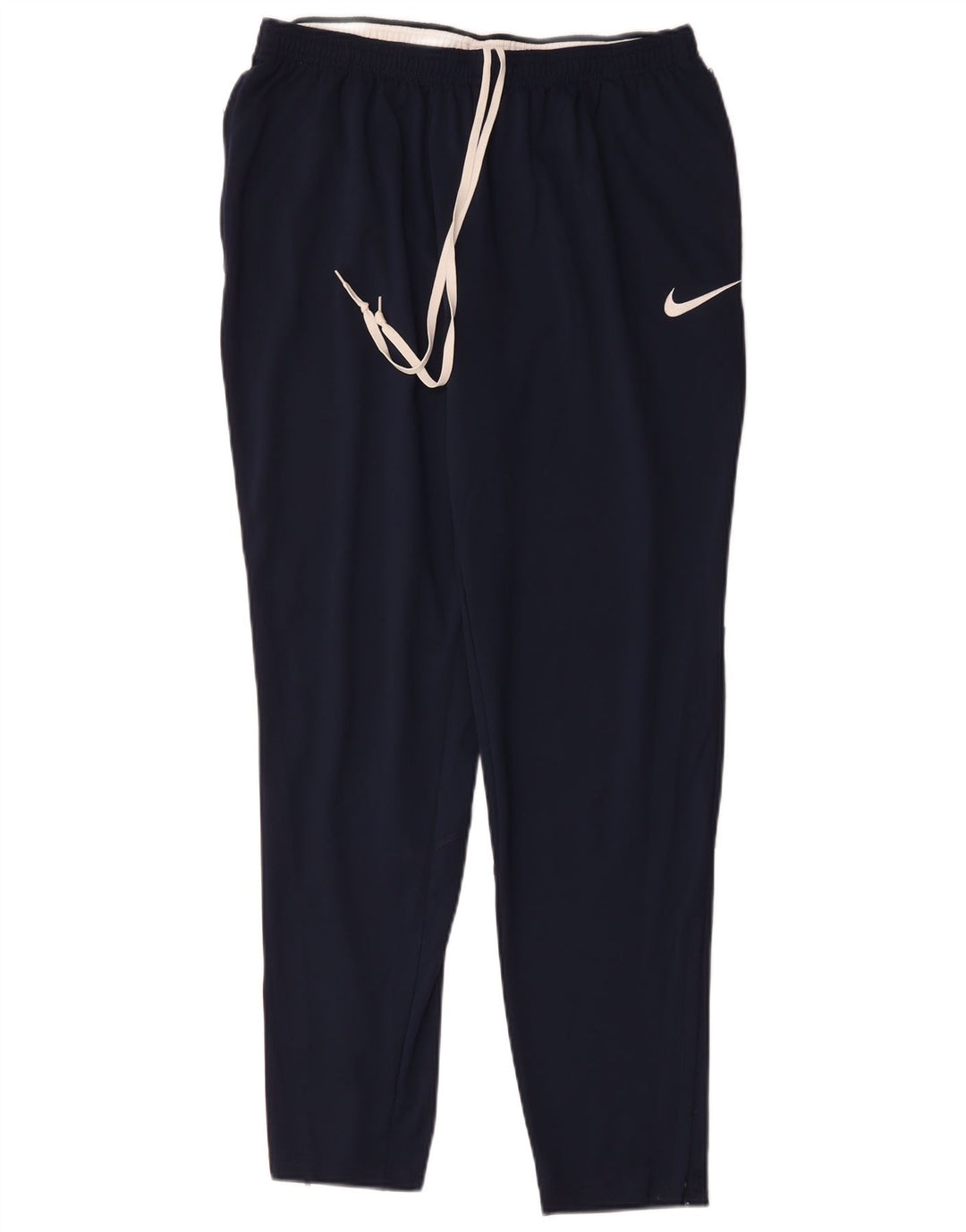 Męskie spodnie dresowe Nike Dri Fit XL, granatowe, z blokami kolorów, poliestrowe