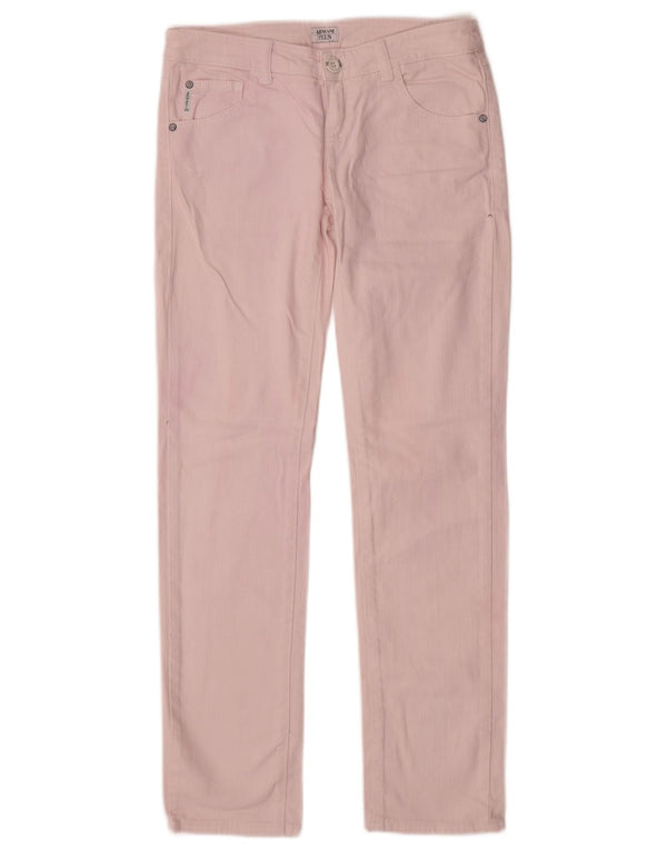 Spodnie Armani Teen Girls Slim Casual 13-14 lat W28 L30 Różowa bawełna