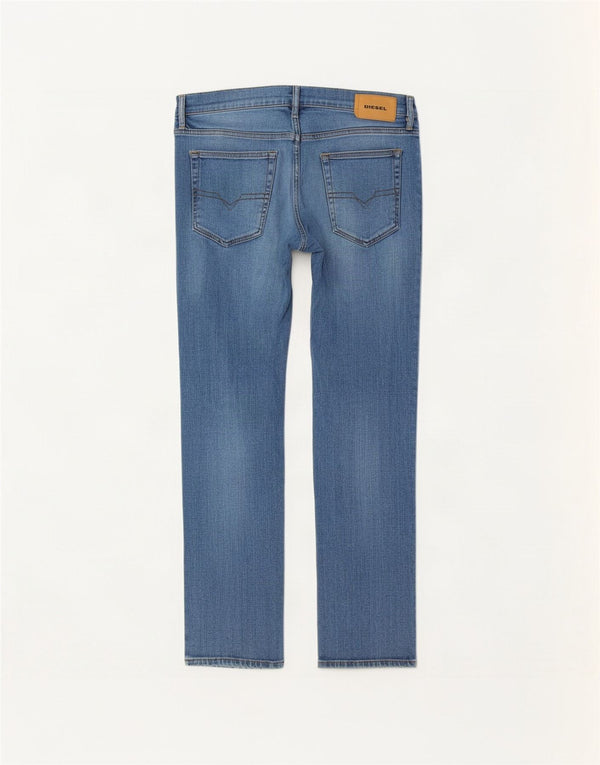 Damskie jeansy Diesel D-Mihtry Straight W32 L30 Niebieskie bawełniane