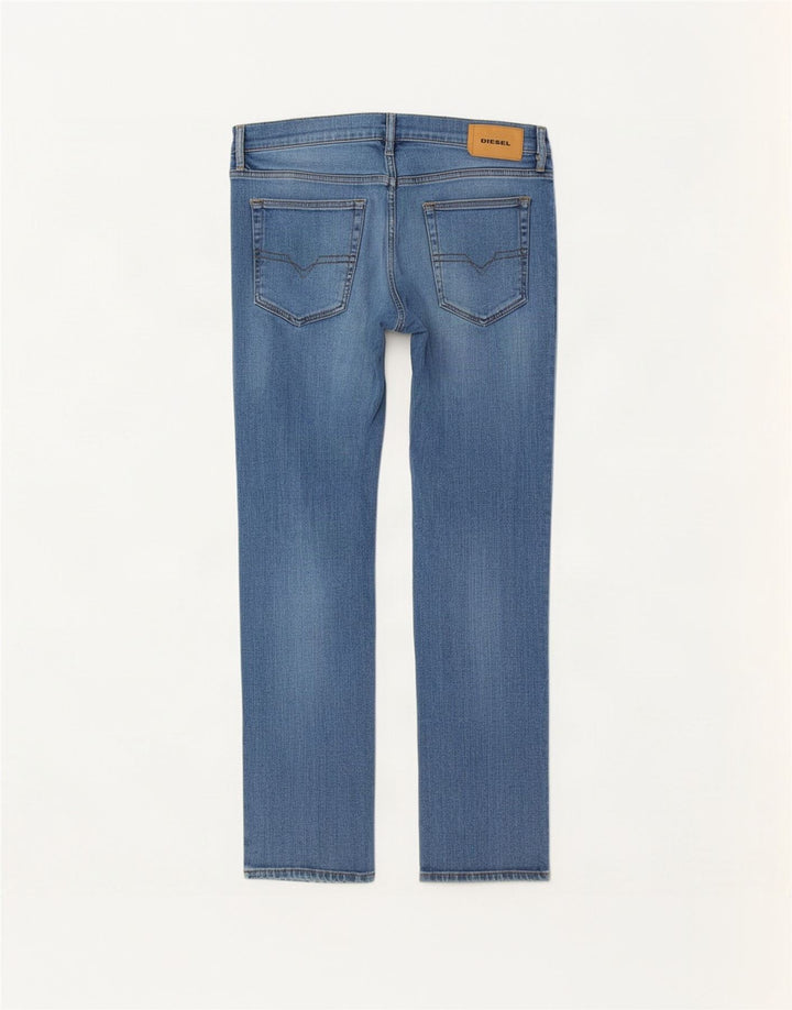 Damskie jeansy Diesel D-Mihtry Straight W32 L30 Niebieskie bawełniane