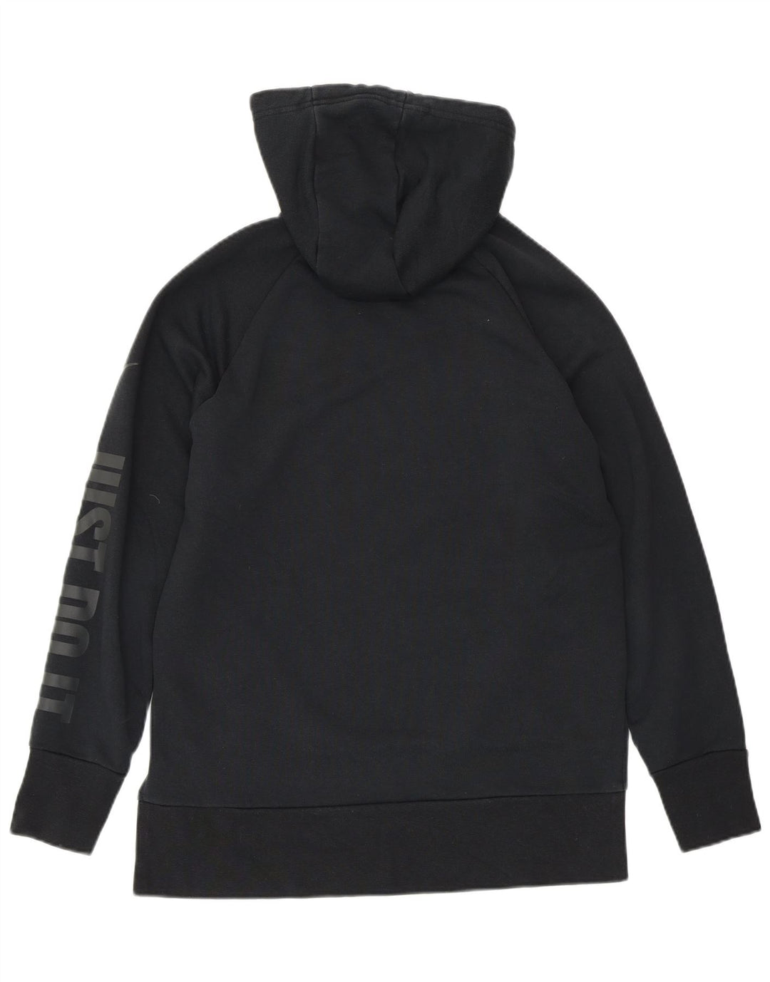 Damski sweter oversize z kapturem NIKE Dri Fit UK 6 XS, czarny, bawełniany