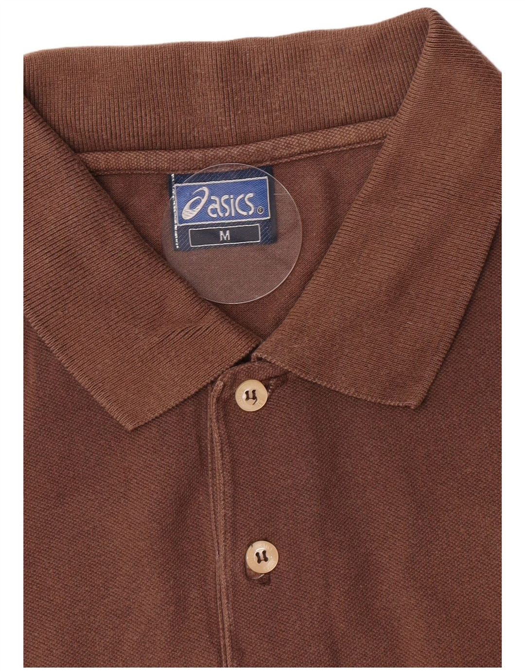 Męska koszulka polo Asics, średni brąz