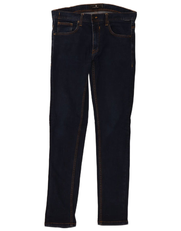 Jeansy męskie Zara Super Skinny EU 44 Large W34 L32 Granatowe