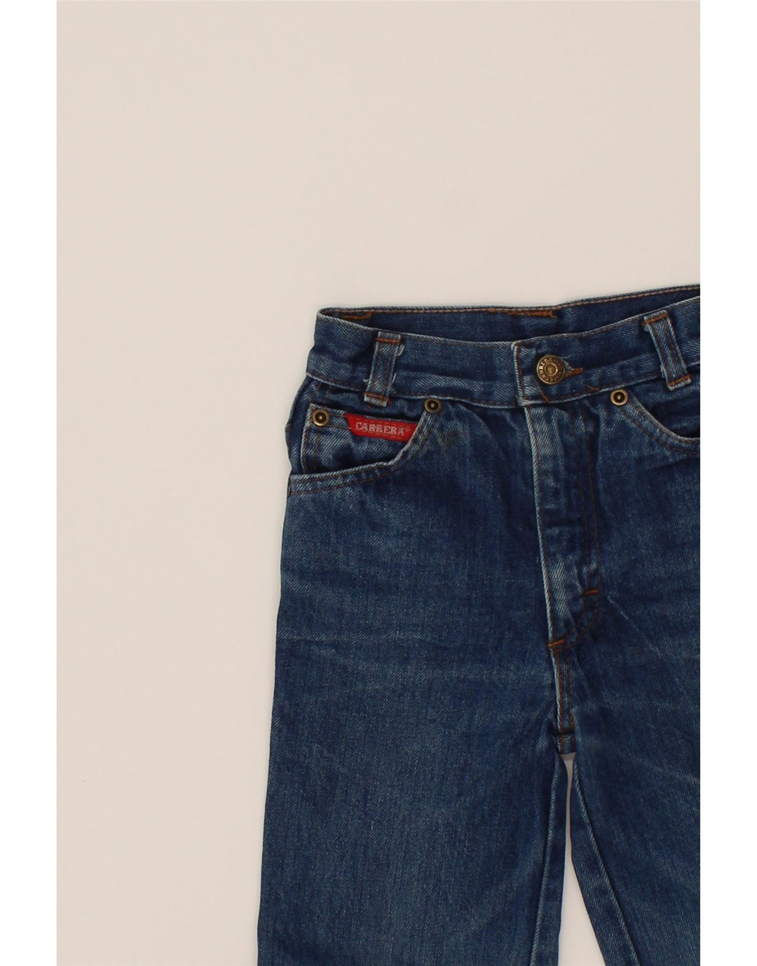CARRERA Boys Wide Leg Jeans 5-6 Years Blue Cotton Vintage Carrera and Second-Hand Carrera from Messina Hembry 