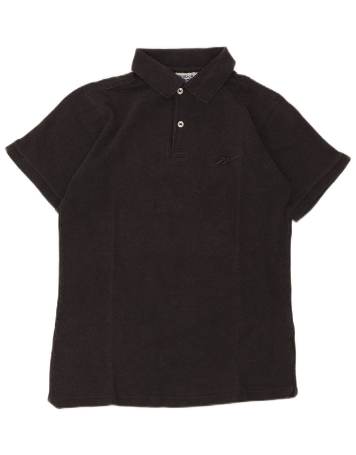 Męska koszulka polo Reebok, mała, czarna, bawełniana