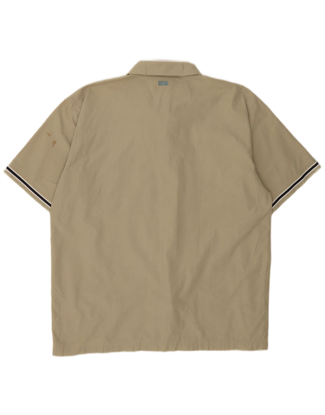 Męska koszulka z krótkim rękawem Adidas UK 44/46, duża, khaki, poliester