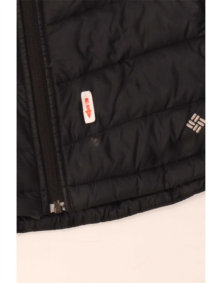 Męska ocieplana kurtka Columbia UK 38 Średni czarny nylon w blokach kolorystycznych