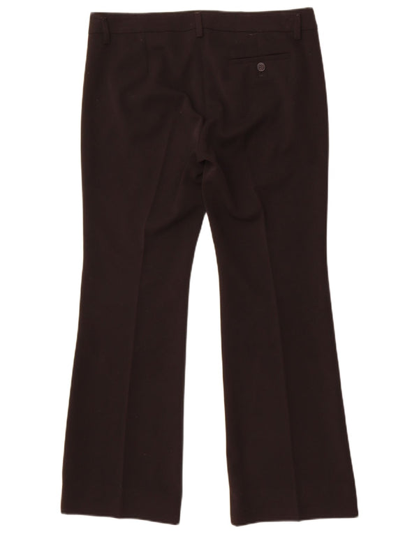 Spodnie garniturowe damskie Marella EMME Bootcut UK 10 Small W32 L27 Czarne