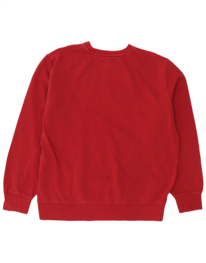 Męski sweter Levi's o standardowym kroju, duży, czerwony, bawełniany