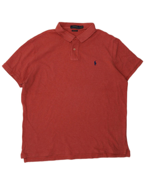 Polo Ralph Lauren Męska koszula o dopasowanym kroju XL, czerwona, bawełniana