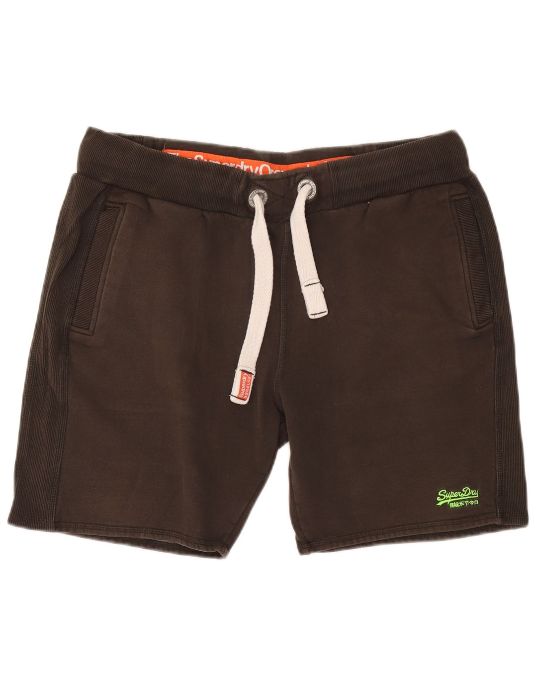 Męskie spodenki sportowe Superdry XL, brązowe, bawełniane