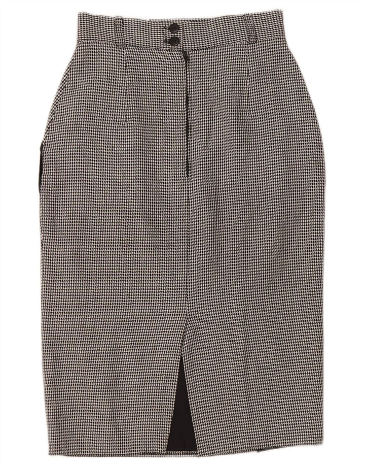 Spódnica ołówkowa damska St. Bernard UK 10 Small W25 Czarna pepitka