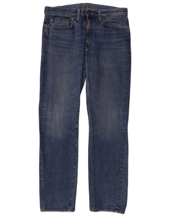 Męskie proste dżinsy Levi's W34 L32 Niebieskie bawełniane