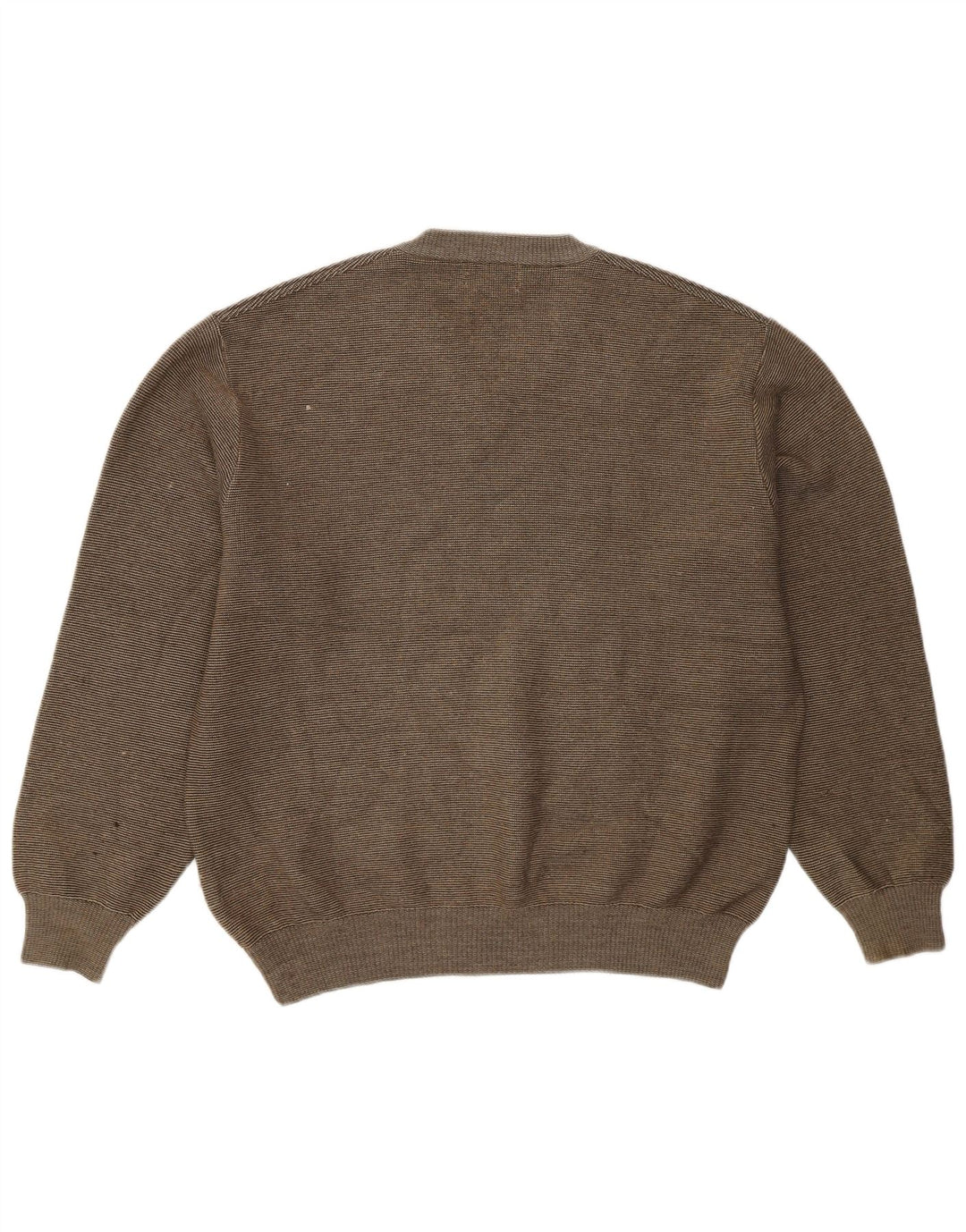 Marks & Spencer Męski sweter z dekoltem w kształcie litery V, średni khaki