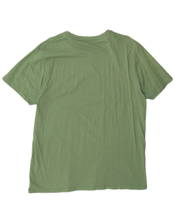 T-shirt męski Jack Wills o klasycznym kroju, XL, zielony, bawełniany