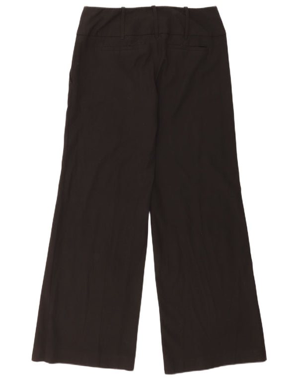 Damskie spodnie chino z szeroką nogawką Oasis UK 10 Small W30 L31 Czarny poliester