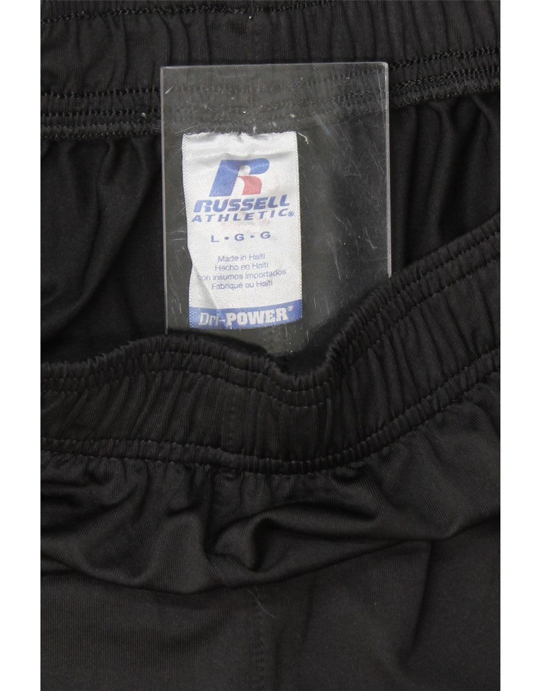 RUSSELL ATHLETIC Mens Sport Shorts Large Black Vintage Russell Athletic and Second-Hand Russell Athletic from Messina Hembry 