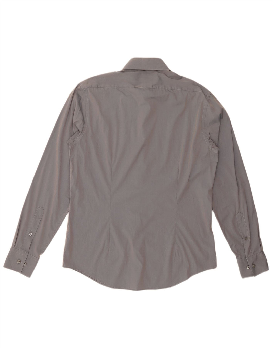 Koszula męska CALVIN KLEIN o dopasowanym kroju, rozmiar 40 15 3/4, średnioszara, bawełniana