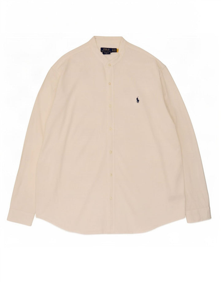 Koszula męska Polo Ralph Lauren 2XL Biała bawełna