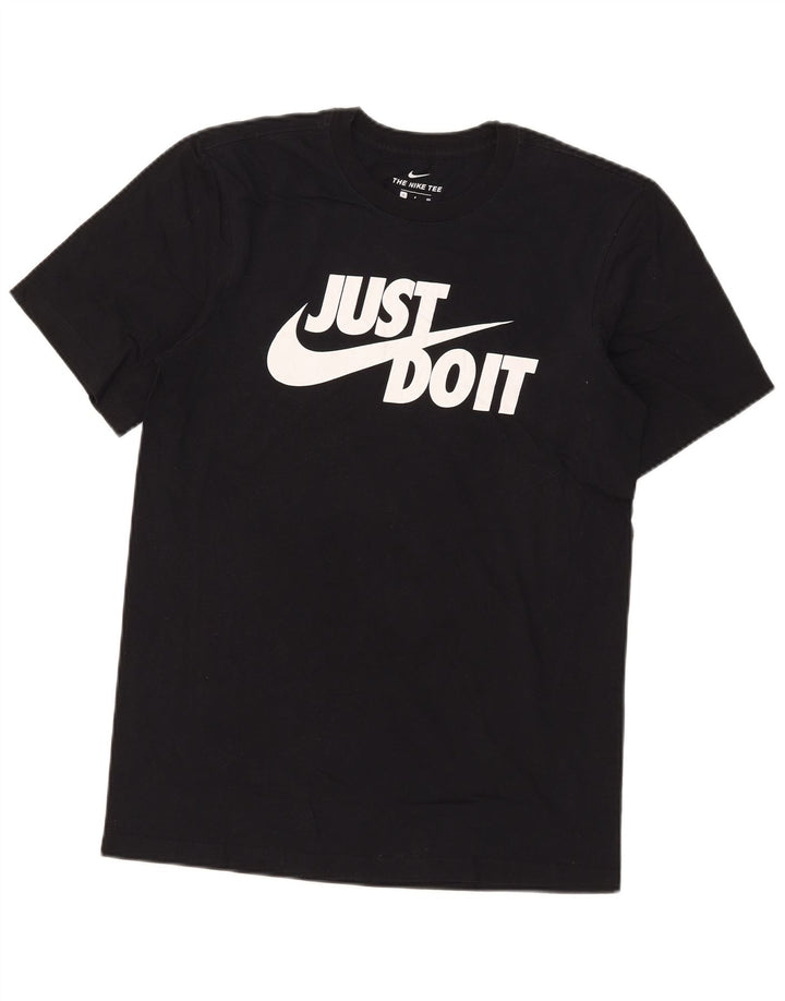 Męski T-shirt z grafiką Nike, mały, czarny