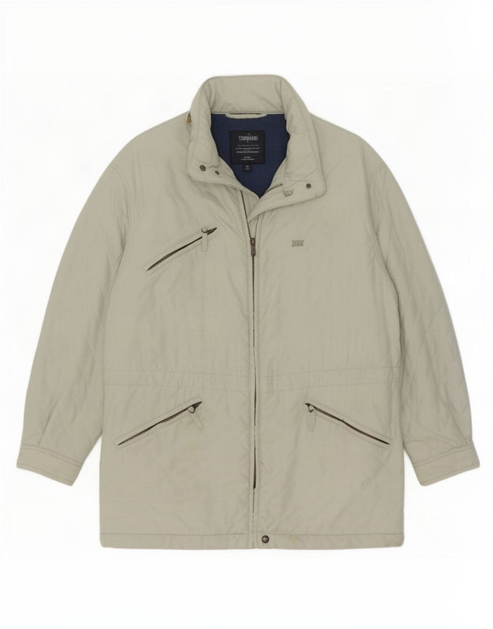 Think Różowa męska pikowana kurtka UK 42 XL, szara