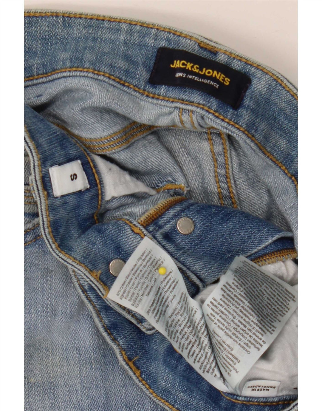 Męskie spodenki jeansowe Jack & Jones, małe W29, niebieskie, bawełniane