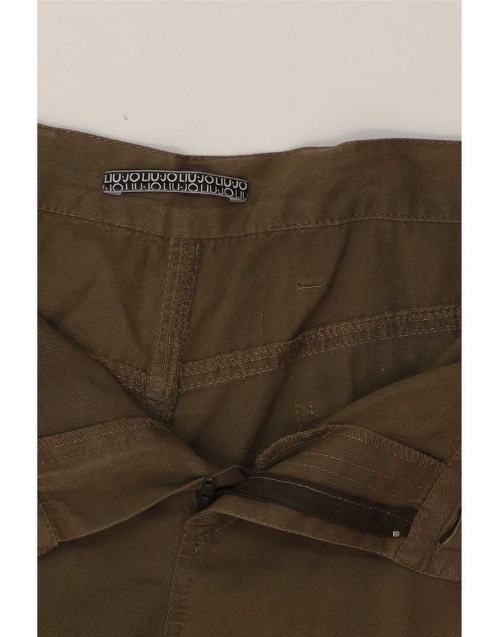 Damskie spodenki chino Liu Jo W32, duże khaki