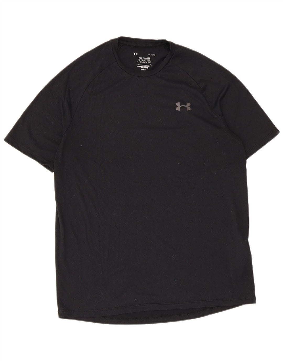 Męska koszulka Under Armour Heat Gear Top, średni czarny poliester