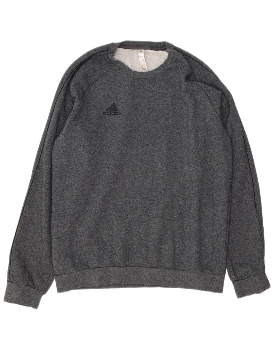 ADIDAS Mens Sweatshirt Jumper Large Grey Cotton