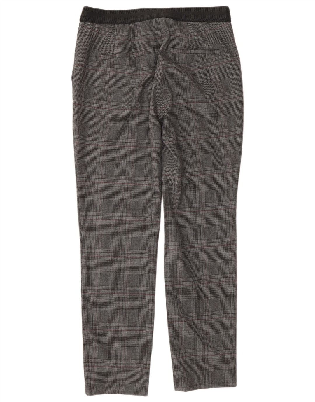 Spodnie damskie Zara Slim Fit Chino, średnie W28 L27, szare w pepitkę